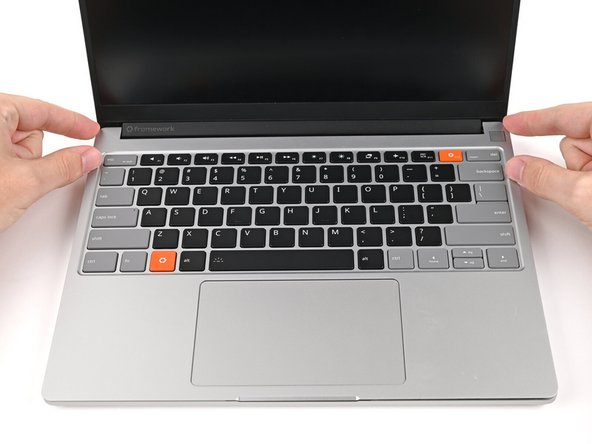 The bottom right corner of the Input Cover won't sit flush with the laptop until you tighten its screws.