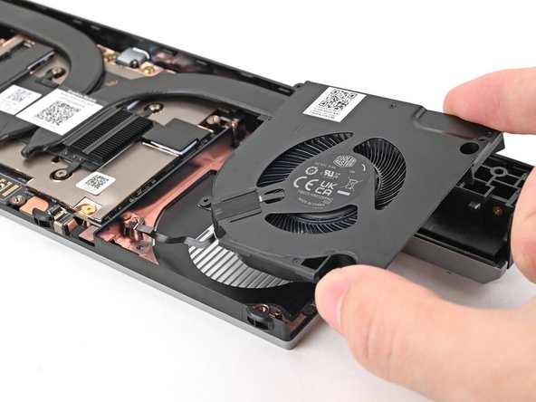 Remove the fan.
