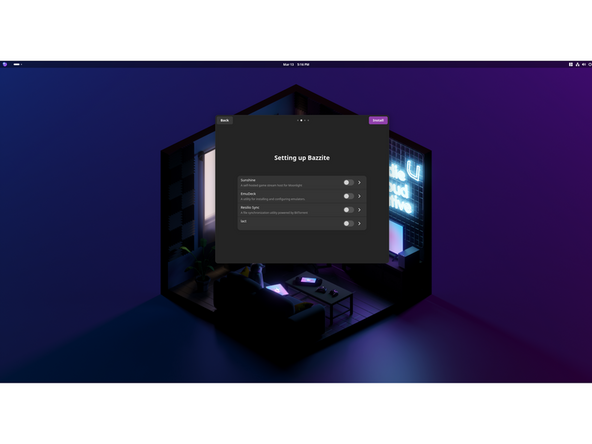 At the initial start up, two things will appear. The first is the Steam installer. If you do not want to login or setup Steam right now, just close it at the X.