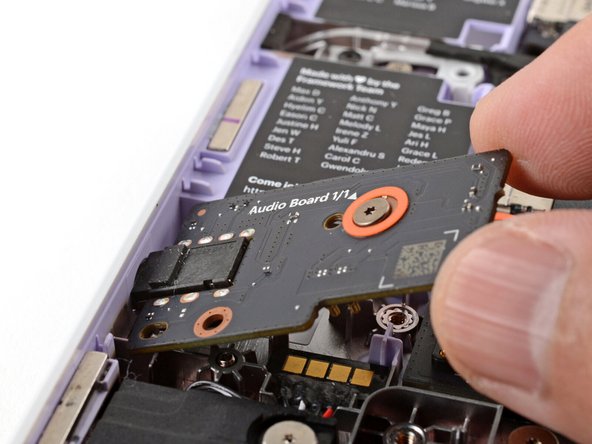 Remove the Audio Board.