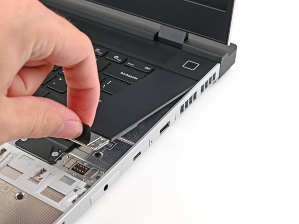 To remove a spacer, follow the same removal procedure as the Numpad.