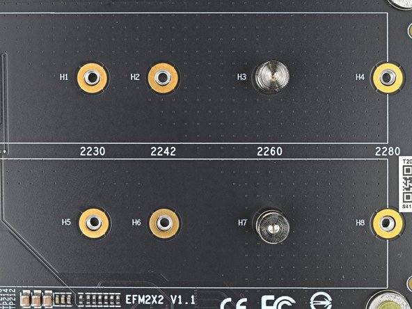 Refer to the markings on the adapter to figure out where your SSD will go: