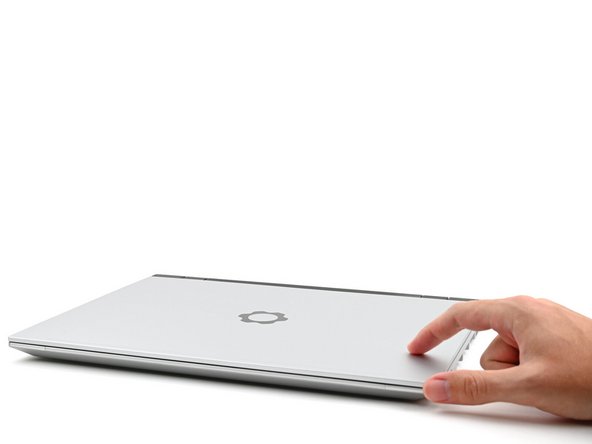 Open the laptop