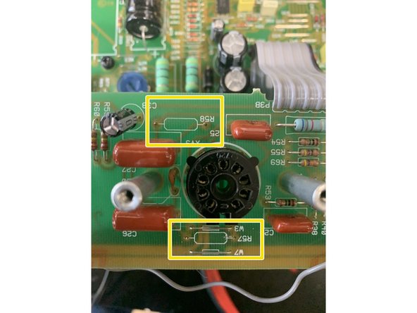Make sure your soldering iron is not too hot. The solder pads on the PCBs are fragile and prone to separating from the PCB, remove components with care and never use force