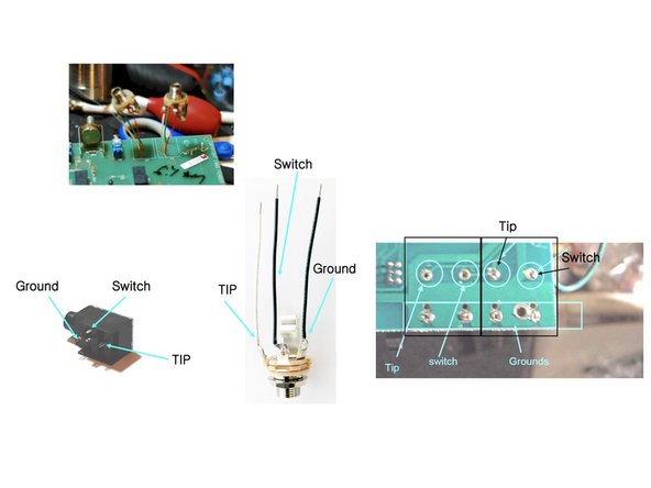 At the Mid Tone Pot use a clipped off lead to bridge pins 2 and 3 which are the holes closest to the Power and Standby Switch