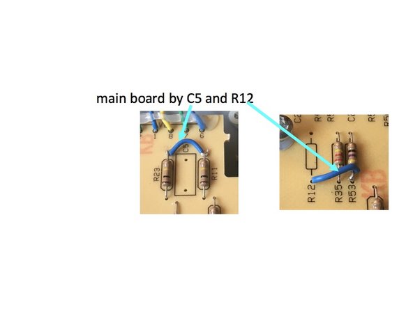 Clip the remainder of the zip ties holding thhe transformer leads together and remove the screws holding the main PCB to the chassis. It's possible to complete the mods without removing the rest of the quick connects, but is much more difficult. If you remove the leads be sure to mark each lead so you can put it back in the right place.