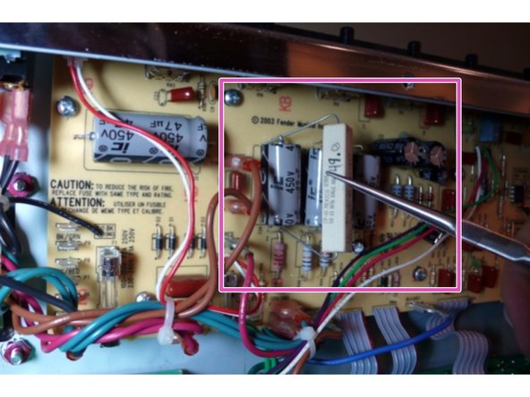 Test the voltage across the filter caps. Set your multimeter to DC and measure the voltage across the positive and negative sides of any of the filter caps. If the voltage reads higher than 10 VDC, then you need to drain the caps.