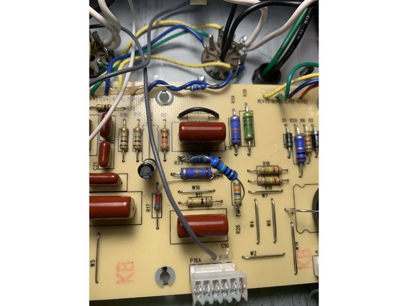 On the main PCB  remove  R25, R17, and R27