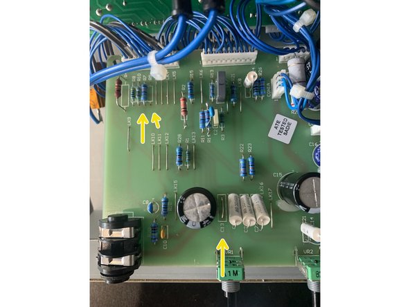 Remove R7, R9, and C13