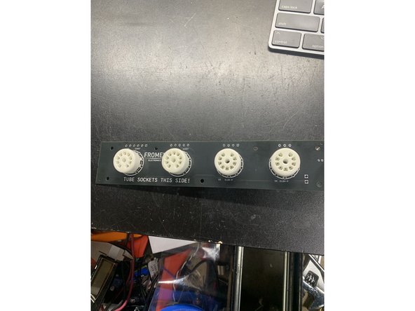 Solder the new sockets to the PCB. Make sure you're installing them on the correct side!