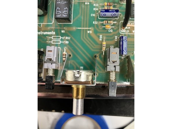 Install 100kA pots in R6, R15, and R26 - Volume, mid, master volume. For OD+ Upgrade only install in R6 and R15.