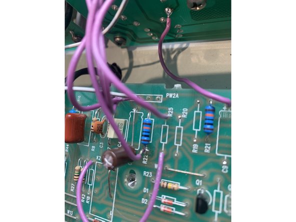 Use one of the  smaller wires to connect the pad  from V2 - 4 on the Tube  PCB to the  top side of  R22 on the Main PCB