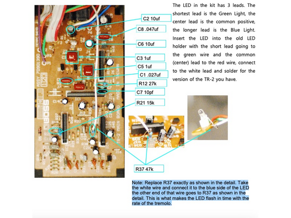 Soul Power Instruments　BOSS TR-2モディファイ Soul Power Instruments BOSS TR-2モディファイ Boss TR-2 Mod