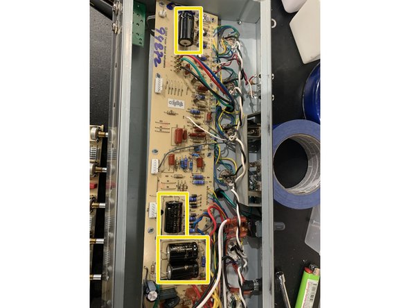 Only follow this step if you have the Supreme kit. Save the leads from the filter caps - you'll be using them for the next step.