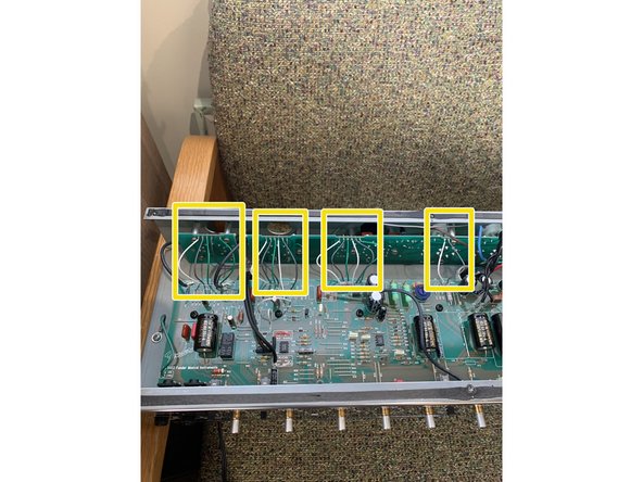 Connect the supplied pre-stripped short wires between the Main PCB and Tube PCB