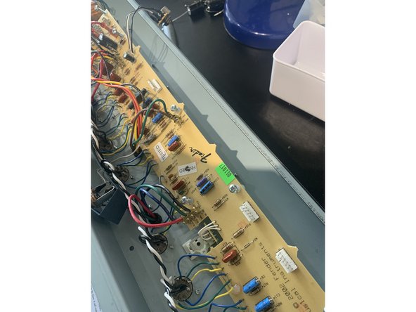 Disconnect the bias pot from the chassis. DO NOT clip the leads from the pot to the chassis.