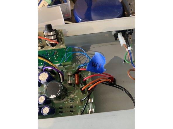 Disconnect: W1, W2, W3, W4. use a low tack tape and a sharpie to mark their locations so you can put them back in the right places