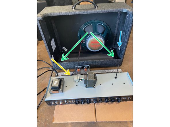 Stand the amp back up and your amp should look something like this.