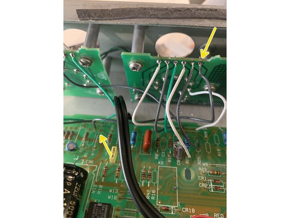 Using the  other half of the longer wire( or one of the 4&quot; wires if it's a newer kit) solder one end to Tube  PCB V2 - 6  and the other end to the bottom of R11