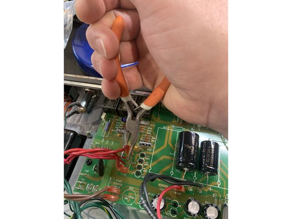 As you remove each lead be sure to mark the terminal number on the lead with a fine point Sharpie pen so you will know where to plug it back in when the amp mods are done
