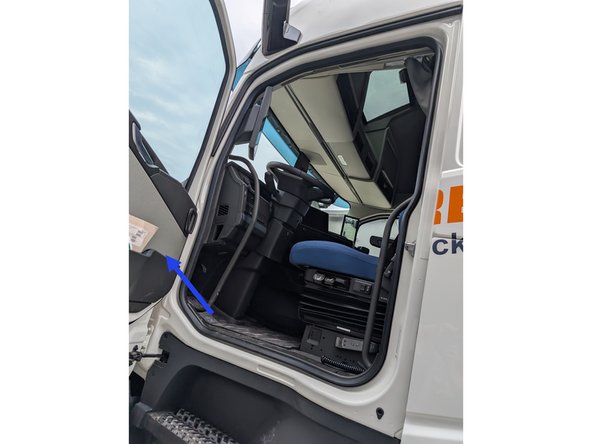 The OBD II Port is situated on the driver's left footwell.