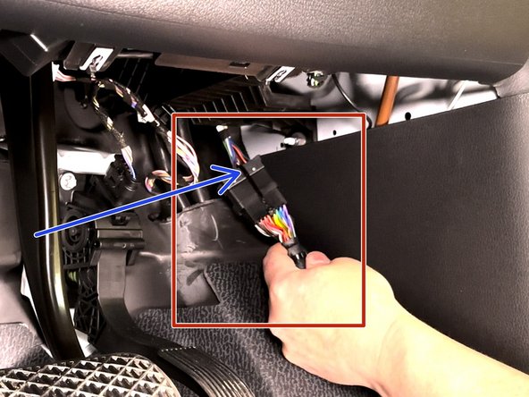 Secure connection with a cable tie.