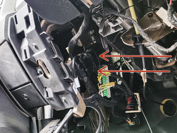 Route device and harness to mounting location as needed.