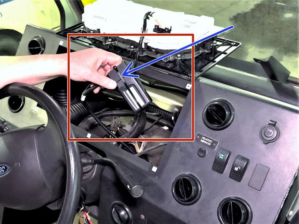 Plug the GO device into remaining end of the harness.