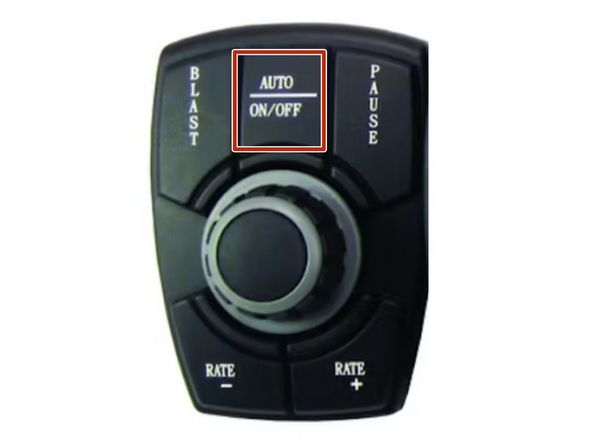 Turn on the Dickey John Flex 4 controller and turn the Master Switch &quot;off&quot;.