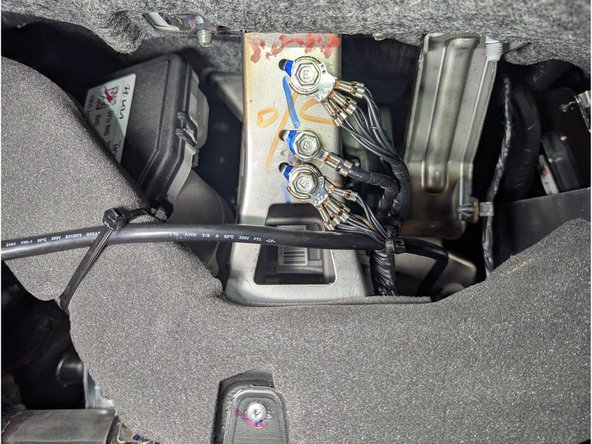 Trim any excess cable tie.