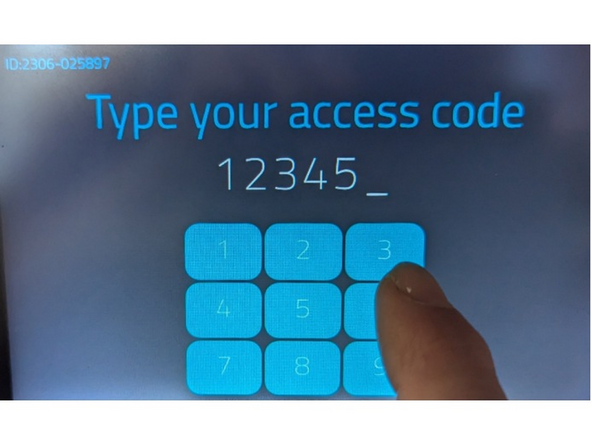 Move to GPSPTC, press the green button and using the spin knob, select 154301 protocol.