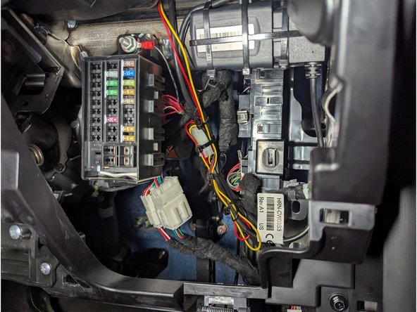 Secure any spare or slack cabling neatly with cable ties.