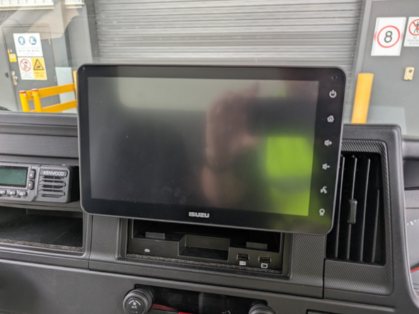 Remove the center dash display unit by removing the x3 T25 tamperproof torx screws from the underside of the display.