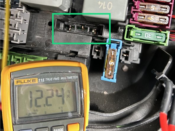 Ensure the fuse does not interfere with safe operation of the vehicle and does not cause an permanent fault codes to be displayed on the vehicle dashboard.