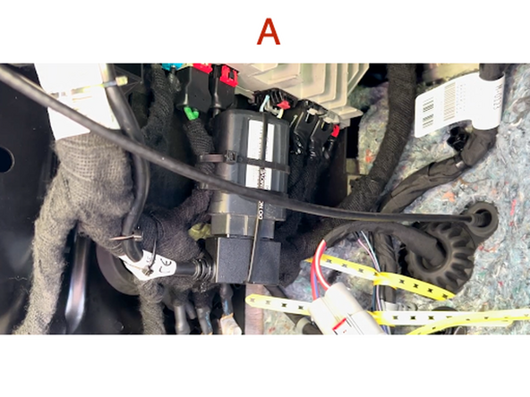 Mount the device to a solid part of the frame using at least 2 cable ties to ensure there is no movement.