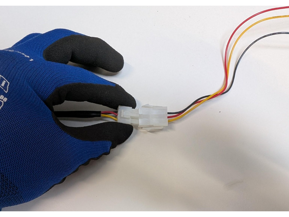 Connect the white connectors of the HRN-CW03K3-A harness to each other.