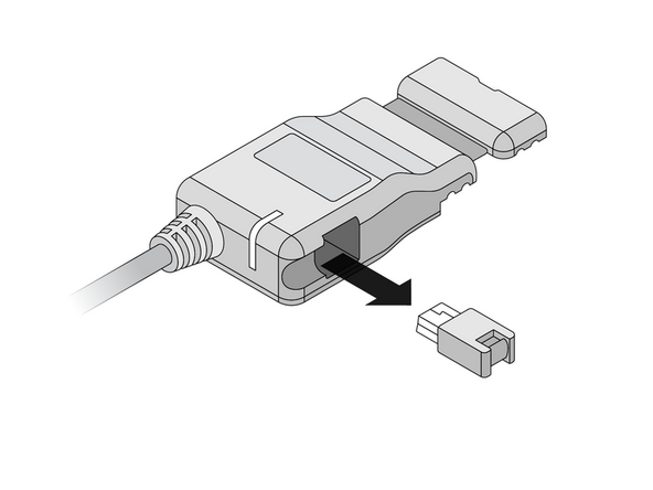 The shunt must remain in the last IOX and be secured with a cable tie. The shunt in the last IOX ensures that the GO device detects and configures the IOX as effectively as possible.
