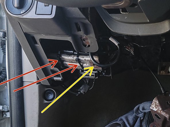 Route device and harness to mounting location as needed.