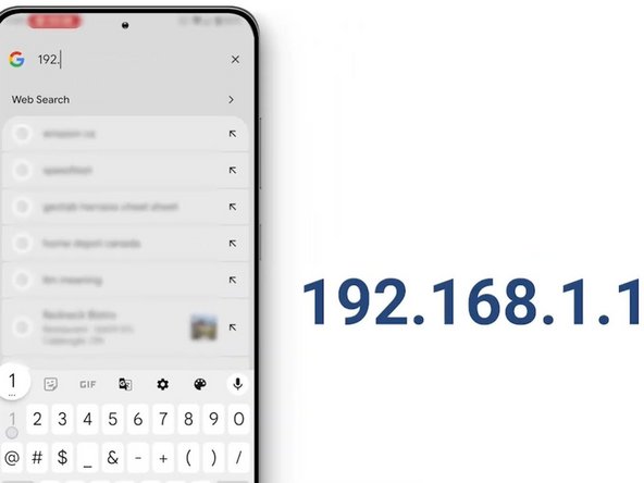 On your browser, enter the address 192.168.1.1 to navigate to the GO Focus portal.