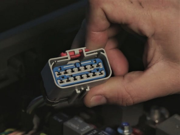 Locate and identify the RP1226 connector.