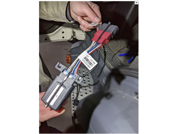 Connect our Go device with the harness HRN-CG13S1-A directly.