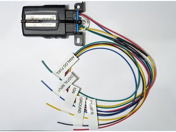 Black - The GROUND wire (labeled GROUND) which must be connected to a known good chassis ground.