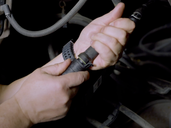 Ensure the locking tab is engaged and that the connection is secure.