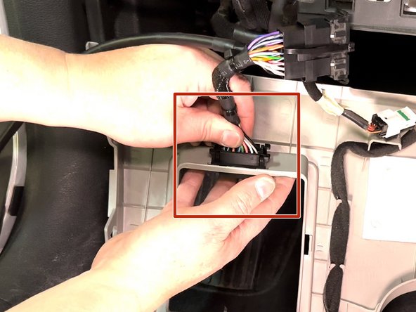 Install the prepared T-harness connector from the first steps above, into the OEM location.