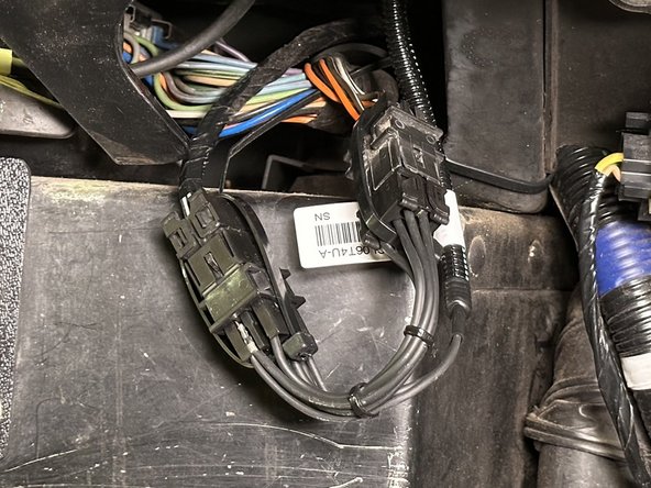 Secure harness as needed with cable ties!