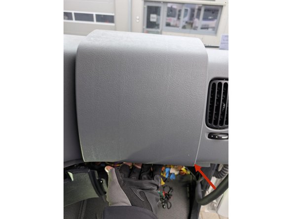 Remove the top panel and set it aside to access the CAN wires.