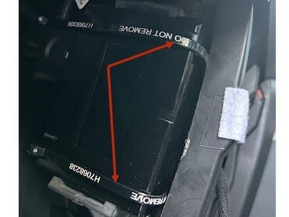 Route device to mounting location as needed.