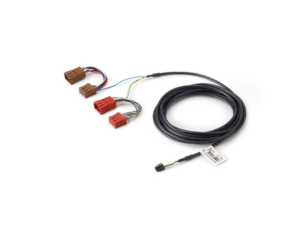 Route the HRN-URTACHO02-A harness from the Tachograph mounting location over to the diagnostic port location.