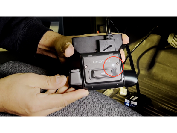 Turn on the vehicle and wait for the light on the camera to turn solid green.