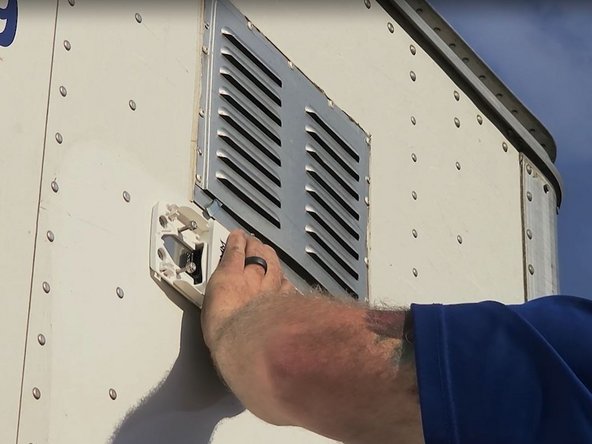 Find a suitable location on the trailer to mount the device.